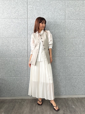 「cloenc（クロエンス）のアイテム（パンツ）」を使った、cloencさん（レディース・165cm）の春コーディネート