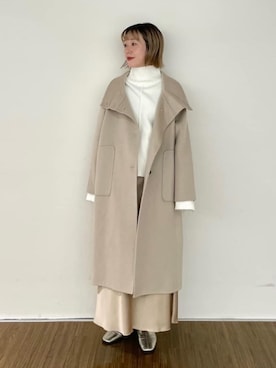 「cloenc（クロエンス）のアイテム（その他アウター）」を使った、cloencさん（レディース・160cm）の秋コーディネート