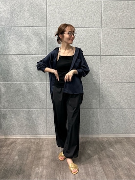 「cloenc（クロエンス）のアイテム（パンツ）」を使った、cloencさん（レディース・160cm）の春コーディネート