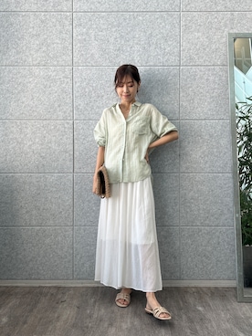 「cloenc（クロエンス）のアイテム」を使った、cloencさん（レディース・165cm）の夏コーディネート