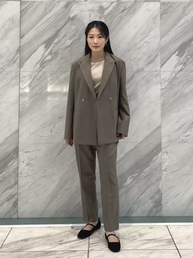 「卒業式コーデ」｜「アイテム（パンツ）」を使った、cloencさん（レディース・160cm）の冬コーディネート