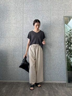 「cloenc（クロエンス）のアイテム」を使った、cloencさん（レディース・171cm）の夏コーディネート