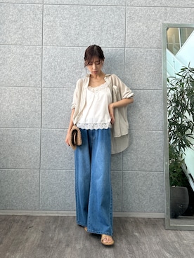 「cloenc（クロエンス）のアイテム」を使った、cloencさん（レディース・165cm）の夏コーディネート
