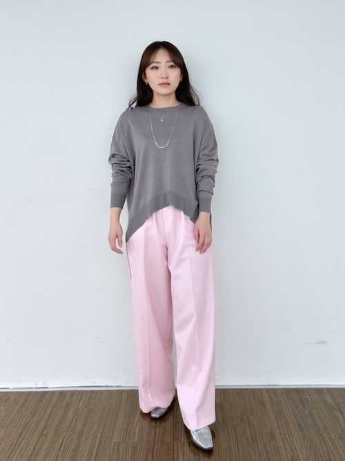 ニット セーター イレヘムニットプルオーバー レディース cloenc ニット セーター イレヘムニットプルオーバー レディース