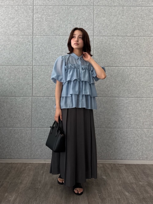 【新品】Chloé ⭐️定価¥18,3000ホワイト プリーツスカート 新品】Chloé ⭐️定価¥18,3000ホワイト プリーツスカート