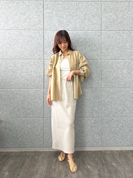 「cloenc（クロエンス）のアイテム（トップス）」を使った、cloencさん（レディース・165cm）の春コーディネート