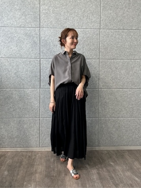 「cloenc（クロエンス）のアイテム（パンツ）」を使った、cloencさん（レディース・160cm）の春コーディネート