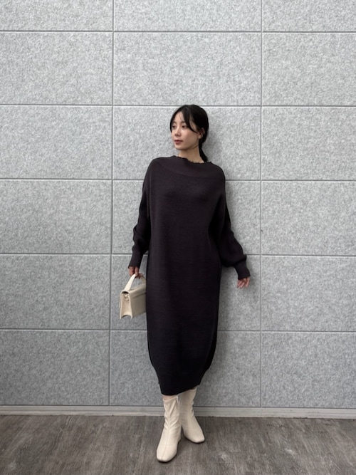 セール】畦ニットロングワンピース（ワンピース）｜cloenc（クロエンス