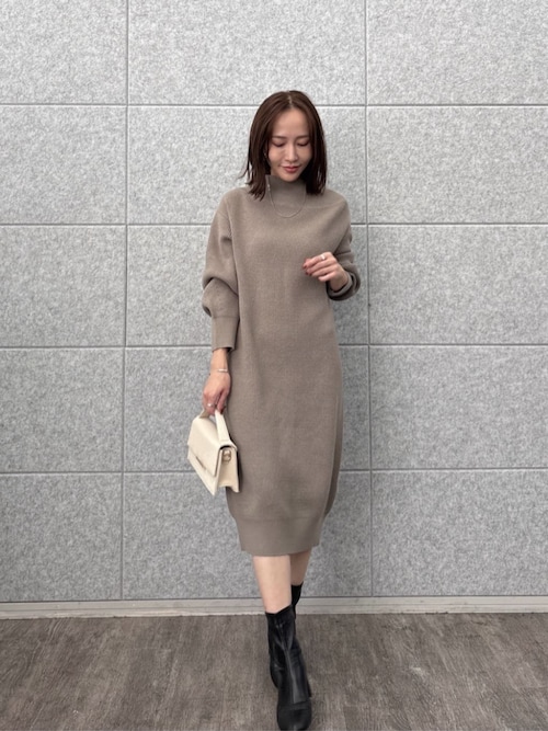 セール】畦ニットロングワンピース（ワンピース）｜cloenc（クロエンス