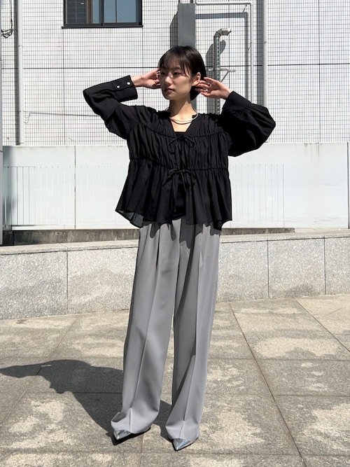 mal. レレレさん！クロシェ！イージーパンツ S－LL】クロシェ風レースイージーワイドパンツ