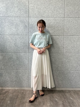 「cloenc（クロエンス）のアイテム（パンツ）」を使った、cloencさん（レディース・160cm）の春コーディネート