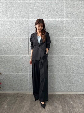 「cloenc（クロエンス）のアイテム（パンツ）」を使った、cloencさん（レディース・165cm）の春コーディネート