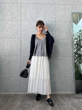 「cloenc（クロエンス）のアイテム」を使った、cloencさん（レディース・165cm）の夏コーディネート