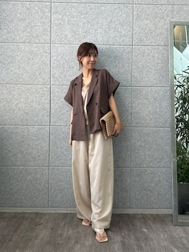 「cloenc（クロエンス）のアイテム」を使った、cloencさん（レディース・165cm）の夏コーディネート
