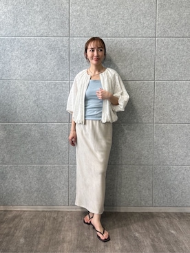 「cloenc（クロエンス）のアイテム（トップス）」を使った、cloencさん（レディース・160cm）の春コーディネート