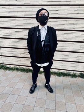 ベストを使った ストリートコーデ の人気ファッションコーディネート 髪型 ボウズ Wear