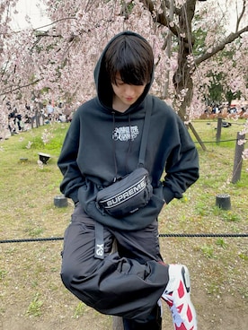 「アイテム（パーカー）」を使った、S△KiTOさん（メンズ・165cm）の夏コーディネート