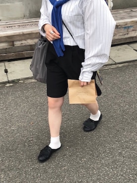 「Graphpaper（グラフペーパー）のアイテム（バッグ）」を使った、yunさん（レディース・156cm）の春コーディネート