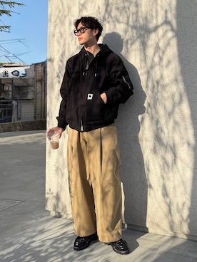 「guepard（ギュパール）のアイテム」を使った、おさゆうさん（メンズ・168cm）の春コーディネート