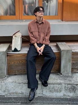「アイテム（シューズ）」を使った、おさゆうさん（メンズ・168cm・20代）の夏コーディネート