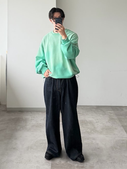 「WETTEMPT(ウィテンプト)のHEAVY WEIGHT DRAW CORD SWEAT / ヘビーウェイトドローコードスウェット(スウェット)」を使った、おさゆうさん(メンズ・168cm)の秋コーディネート