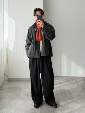 「Paraboot（パラブーツ）のアイテム」を使った、おさゆうさん（メンズ・168cm）の冬コーディネート