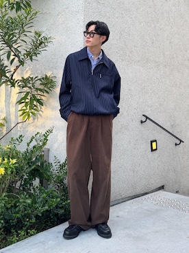 「アイテム（その他アウター）」を使った、おさゆうさん（メンズ・168cm）の秋コーディネート