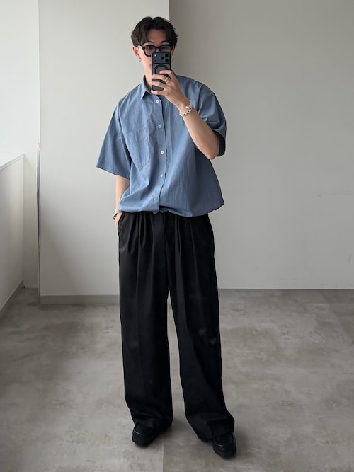 MICRO CHECK S/S SHIRT / マイクロチェックS/Sシャツ（シャツ/ブラウス