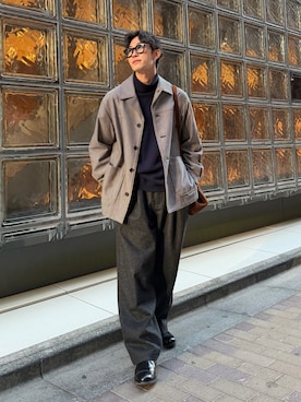 「guepard（ギュパール）のアイテム」を使った、おさゆうさん（メンズ・168cm）の冬コーディネート