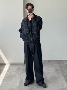 「アイテム（ジャケット/アウター）」を使った、おさゆうさん（メンズ・168cm）の秋コーディネート
