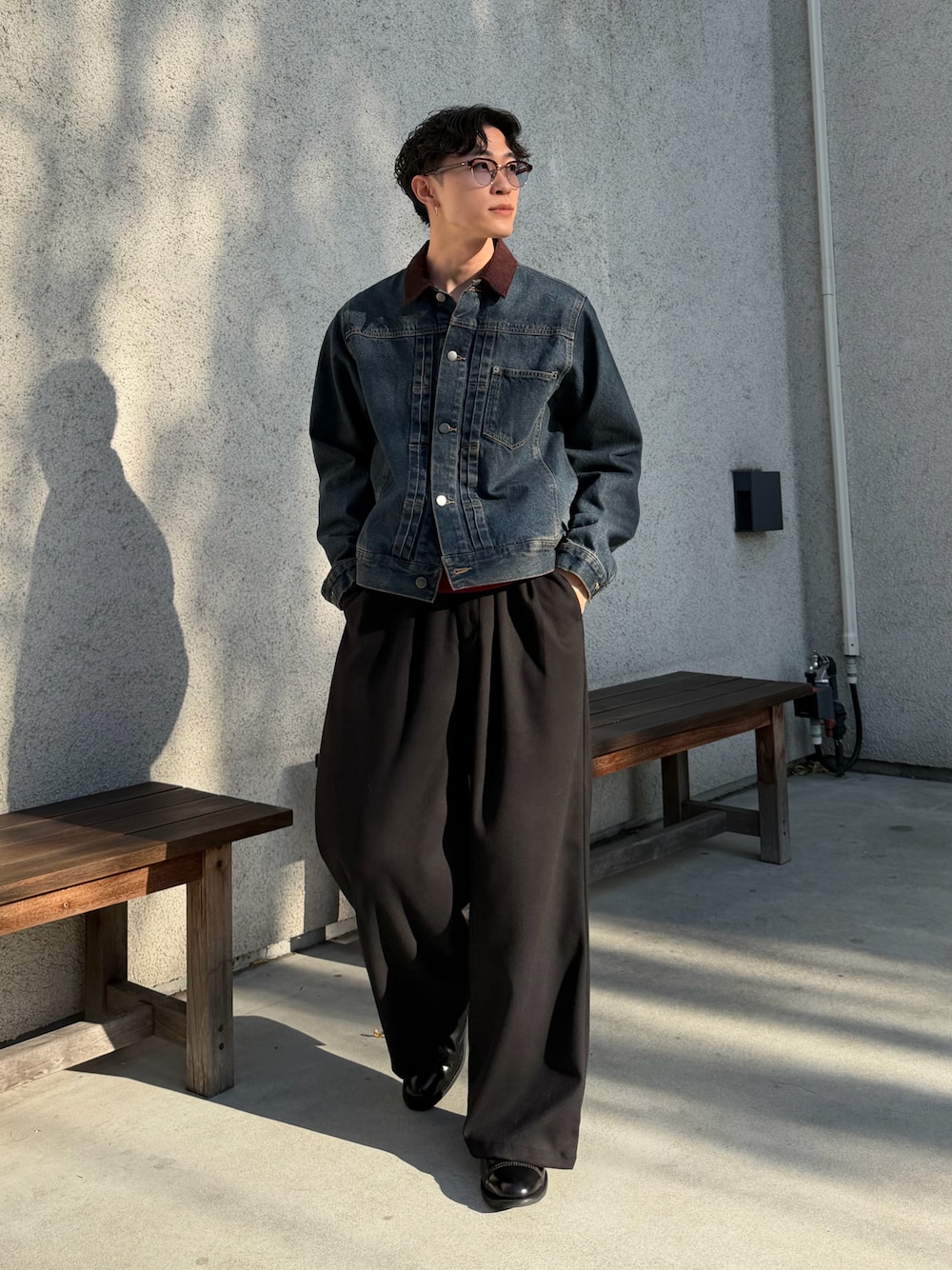 WETTEMPTのデニムジャケットを使った人気ファッションコーディネート