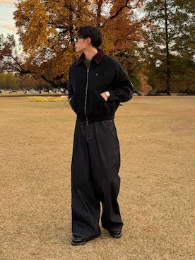 「アイテム（ドレスシューズ）」を使った、おさゆうさん（メンズ・168cm）の冬コーディネート