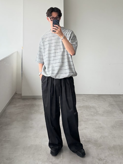 SKETCH MULTI BORDER S/S TEE / スケッチマルチボーダーS/S T（Tシャツ