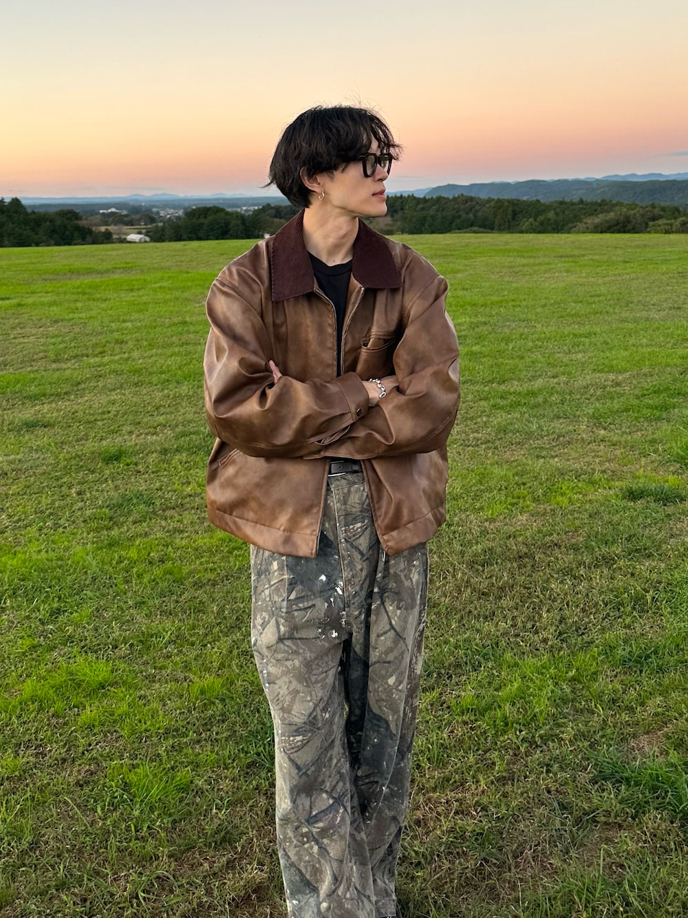 おさゆう｜WETTEMPTのライダースジャケットを使ったコーディネート - WEAR