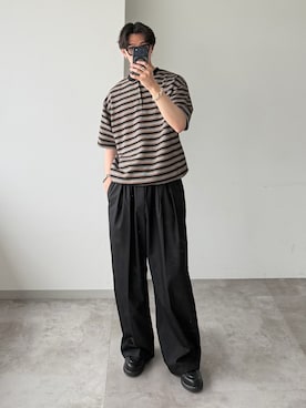 「Paraboot（パラブーツ）のアイテム」を使った、おさゆうさん（メンズ・168cm）の春コーディネート