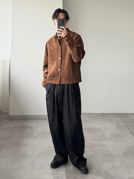 「Paraboot（パラブーツ）のアイテム」を使った、おさゆうさん（メンズ・168cm）の春コーディネート