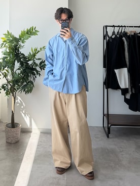 「guepard（ギュパール）のアイテム」を使った、おさゆうさん（メンズ・168cm）の春コーディネート