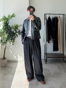 「guepard（ギュパール）のアイテム」を使った、おさゆうさん（メンズ・168cm）の春コーディネート