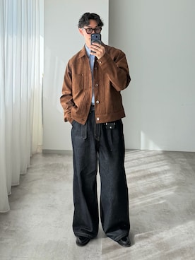 「アイテム（財布/小物）」を使った、おさゆうさん（メンズ・168cm）の冬コーディネート