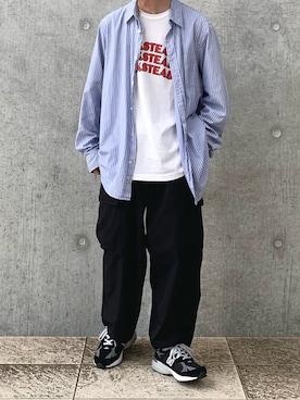 「blurhms（ブラームス）のアイテム」を使った、おさゆうさん（メンズ・168cm）の秋コーディネート