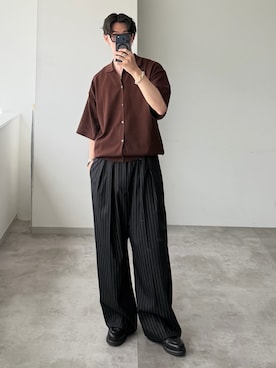 「シンプルスタイル」｜おさゆうさん（メンズ・168cm）の春コーディネート
