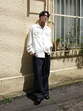 「Paraboot（パラブーツ）のアイテム」を使った、おさゆうさん（メンズ・168cm）の春コーディネート