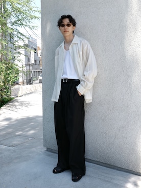 「Paraboot（パラブーツ）のアイテム」を使った、おさゆうさん（メンズ・168cm）の春コーディネート