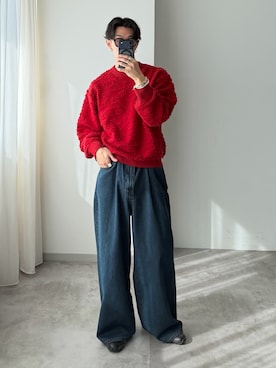 「アイテム（スニーカー）」を使った、おさゆうさん（メンズ・168cm・20代）の冬コーディネート