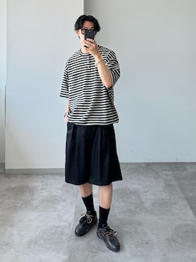 「アイテム（シューズ）」を使った、おさゆうさん（メンズ・168cm・20代）の夏コーディネート