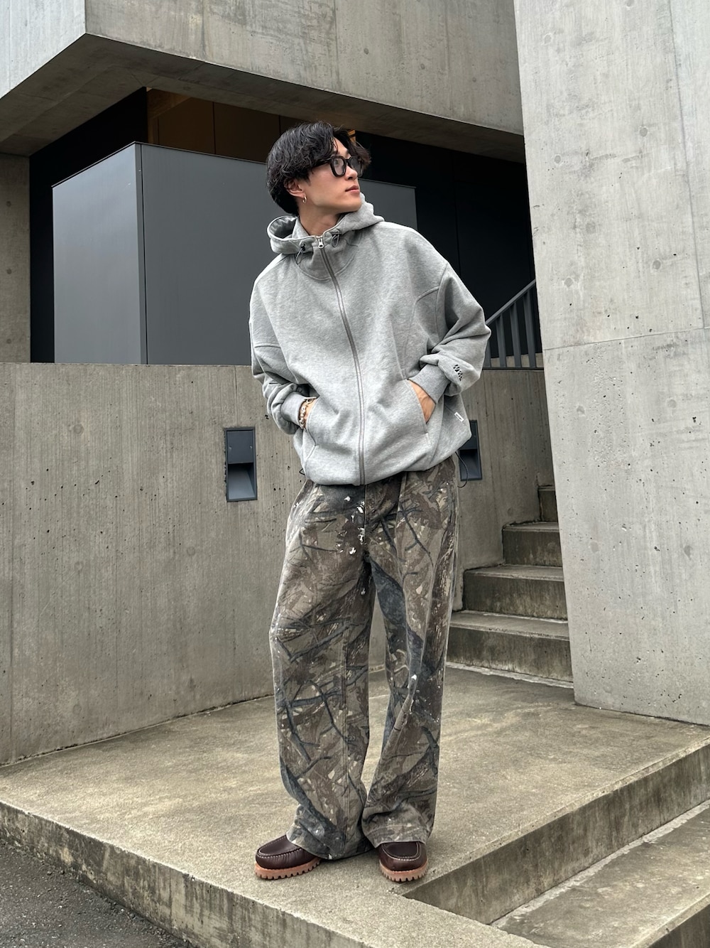 パンツ WETTEMPT 1 TUCK REAL TREE PANTS 4619-1_8a9b40b7-749f-46aa-b120