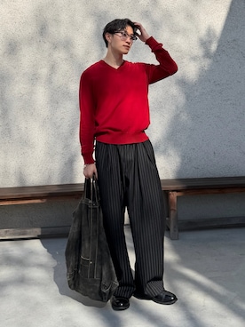 「BLANC..（ブラン）のアイテム」を使った、おさゆうさん（メンズ・168cm）の春コーディネート