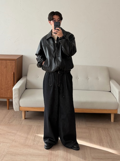 WETTEMPT REVERSIBLE CHECK BLOUSON 合皮 WETTEMPT ブルゾン アウター REVERSIBLE CHECK SYNTHETIC BLOUSON
