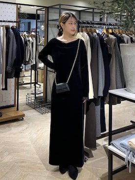 「アイテム（ワンピース/ドレス）」を使った、hinakoさん（レディース・157cm・20代）の冬コーディネート