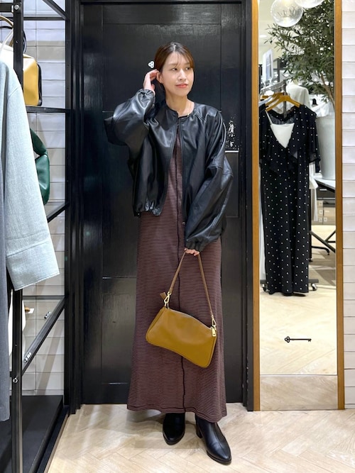 ムータ ボーダーワンピース 新品同様 セール】【別注】millerボーダーワンピース（ワンピース）｜A part by